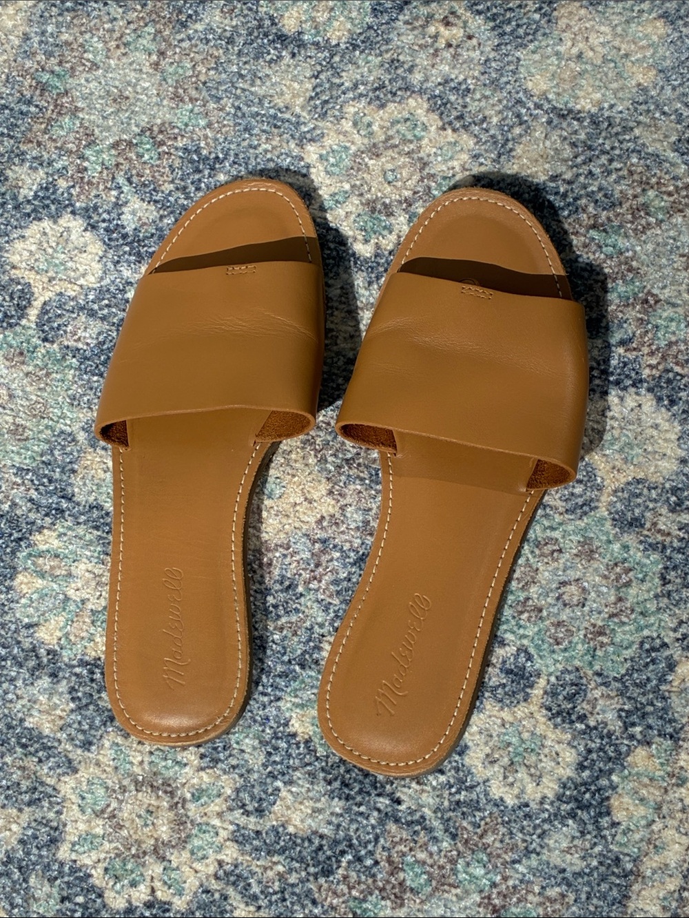 Madewell Boardwalk Post Slide Leather Sandals - Picture 3 of 4